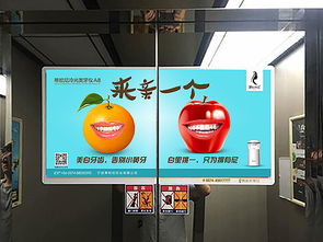電梯廣告畫面 水果創(chuàng)意稿